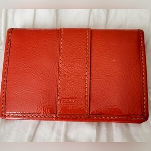 Coach Patent Leather Card Wallet